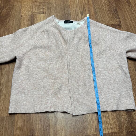 T Tahari Womens Blush Pink Cardigan Sweater Jacket Open Front Size XL Work - Picture 8 of 8